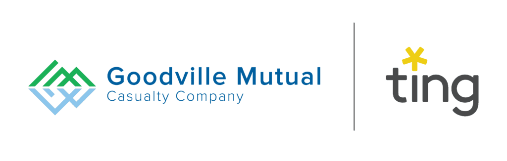Goodville Mutual Casualty Company and Ting Logos